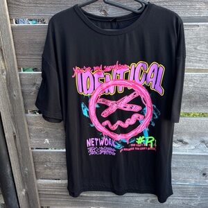 SHEIN Black Crewneck Top